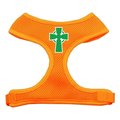 Unconditional Love Celtic Cross Screen Print Soft Mesh Harness Orange Small UN760996